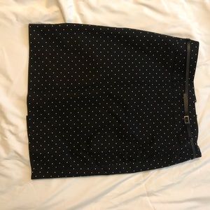 Liz Claiborne polka dot pencil skirt